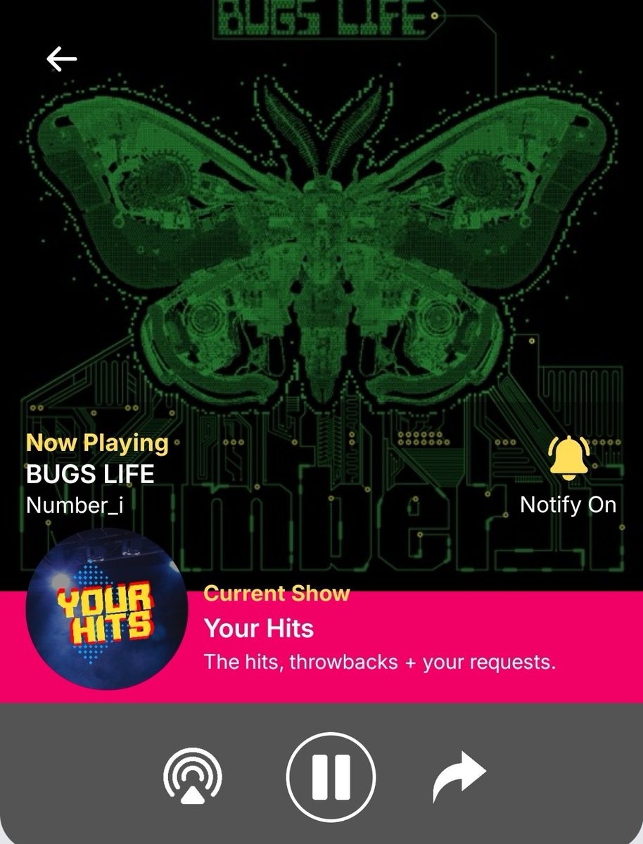 yuka02355107's tweet photo. HI! @channelrradio 𓂃❁⃘𓈒𓏸
Thank you for playing
"BUGS LIFE" by #Number_i and #GBAD(Number_i Remix)!!!
I'm really glad to hear ❥・•
#ChannelRFanQuest
@number_i_offic #Ni_BUGSLIFE https://t.co/yxqQkPsToz