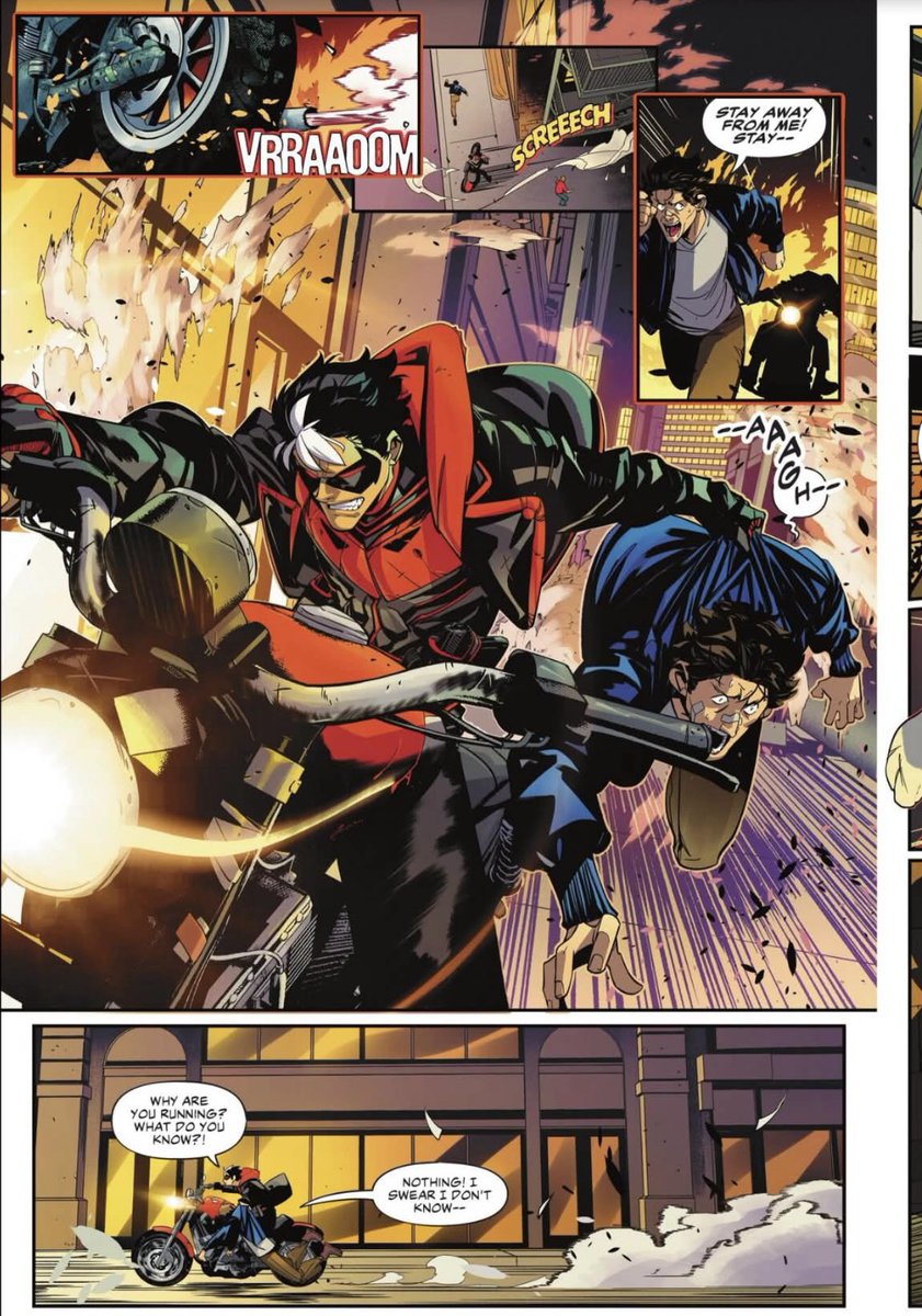 kingchiroptera's tweet photo. Jason’s voice was done SO well in the first issue. Him hesitantly accepting the teen titans, him being scary and serious with the thugs, his devotion to the protection of children. Not only was the art stunning but the voice for Jason was perfect and a lot like Winnick’s work! https://t.co/CJpKHd9oII