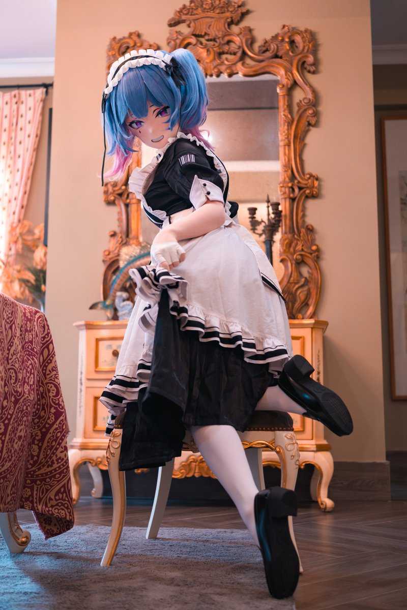 DaiT4x's tweet photo. _可爱小女仆 登场！×××
（真的好喜欢这套赛博女仆！
📷 @RankcyW https://t.co/QStVTJ21S9
