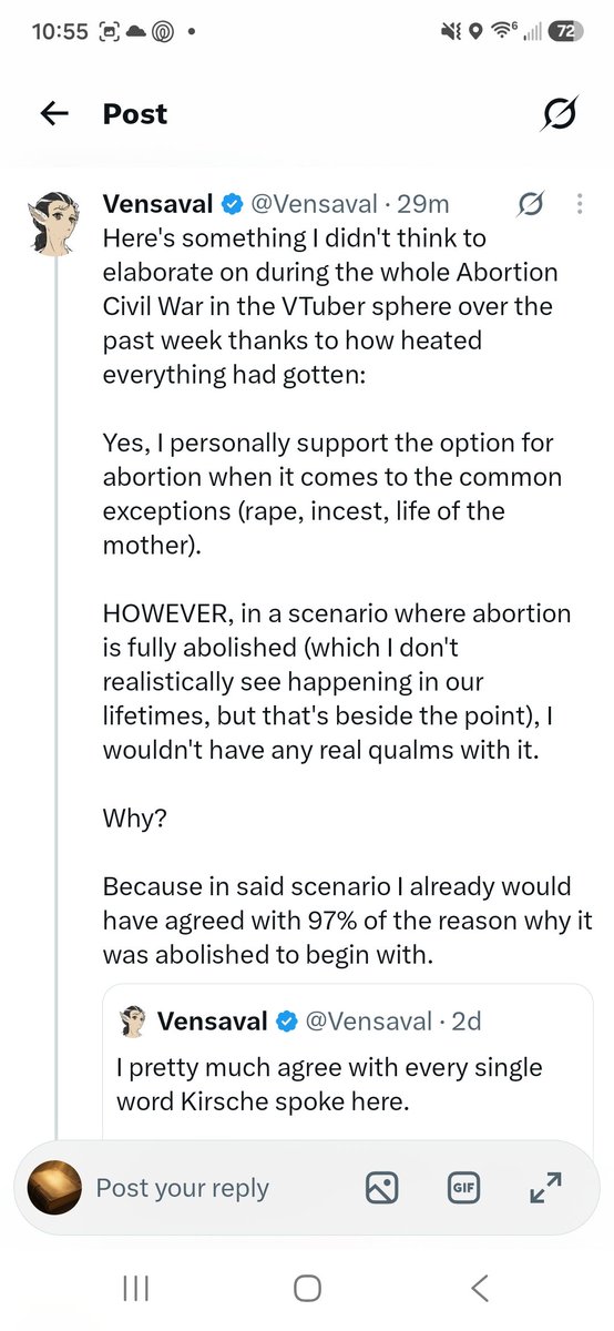 LeviLearnsAll's tweet photo. You can say. That the Christian side is purity testing all you want. But in avoiding discussion about reaching middle grounds and then blocking someone, that's leftist behavior.

Ending the conversation is never the answer. https://t.co/U7buYM6mkZ