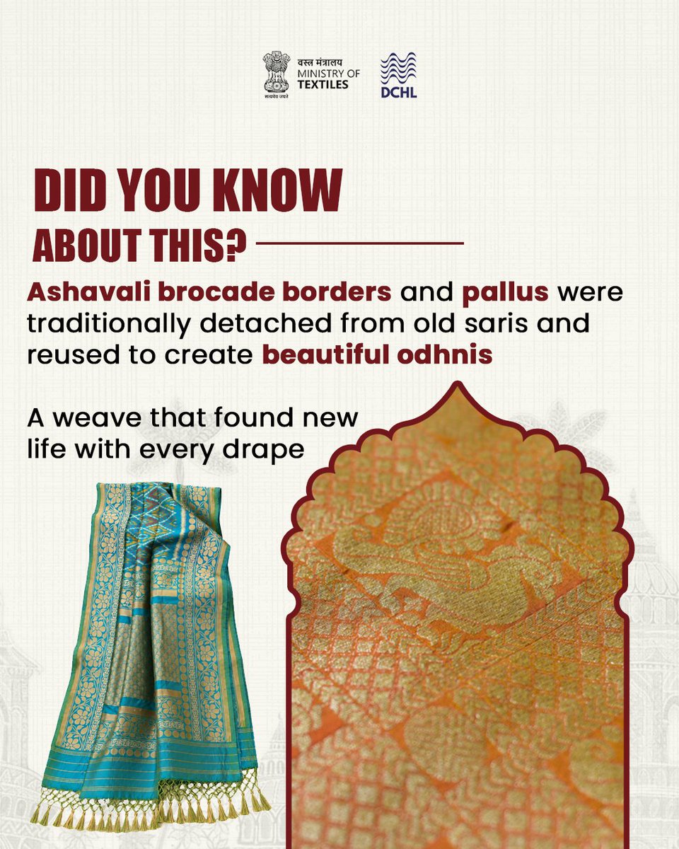 dchandlooms01's tweet photo. A border that carries a story, a pallu that becomes a work of art.
#fyp #handlooms #weaving #myhandloommypride #upcycling https://t.co/2EUQTDI6wW