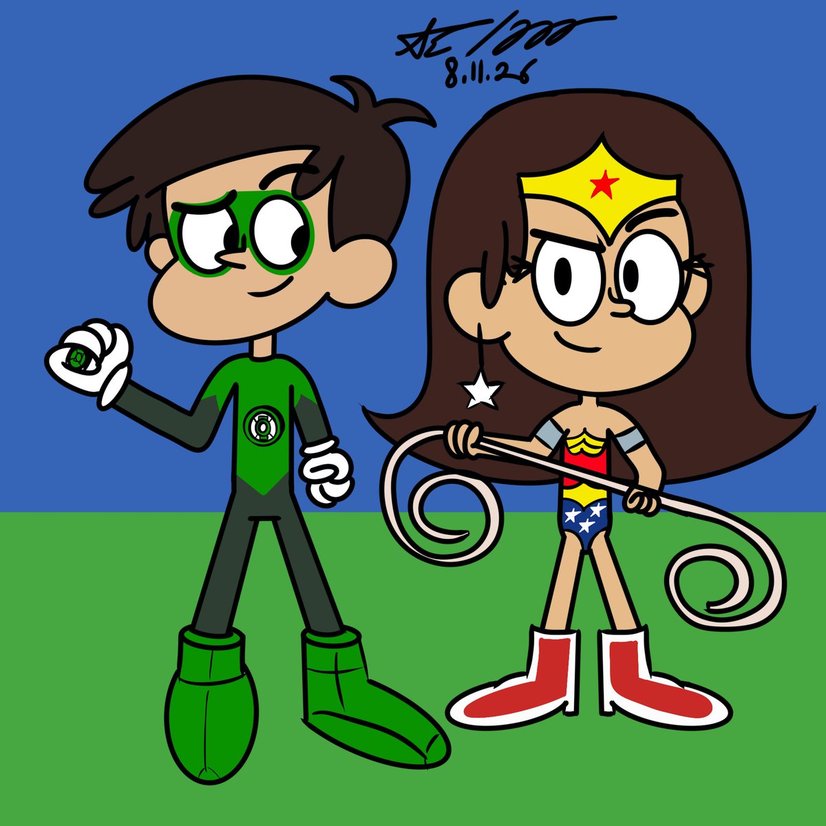 mirrormation63's tweet photo. Halcent Week (Day 2- Cosplay) - Ironically, this drawing was done by myself who happens to be more into Marvel than DC.

#ocart #originalcharacters #cosplay #shipweek #digitalart https://t.co/Uetrtz9IBs