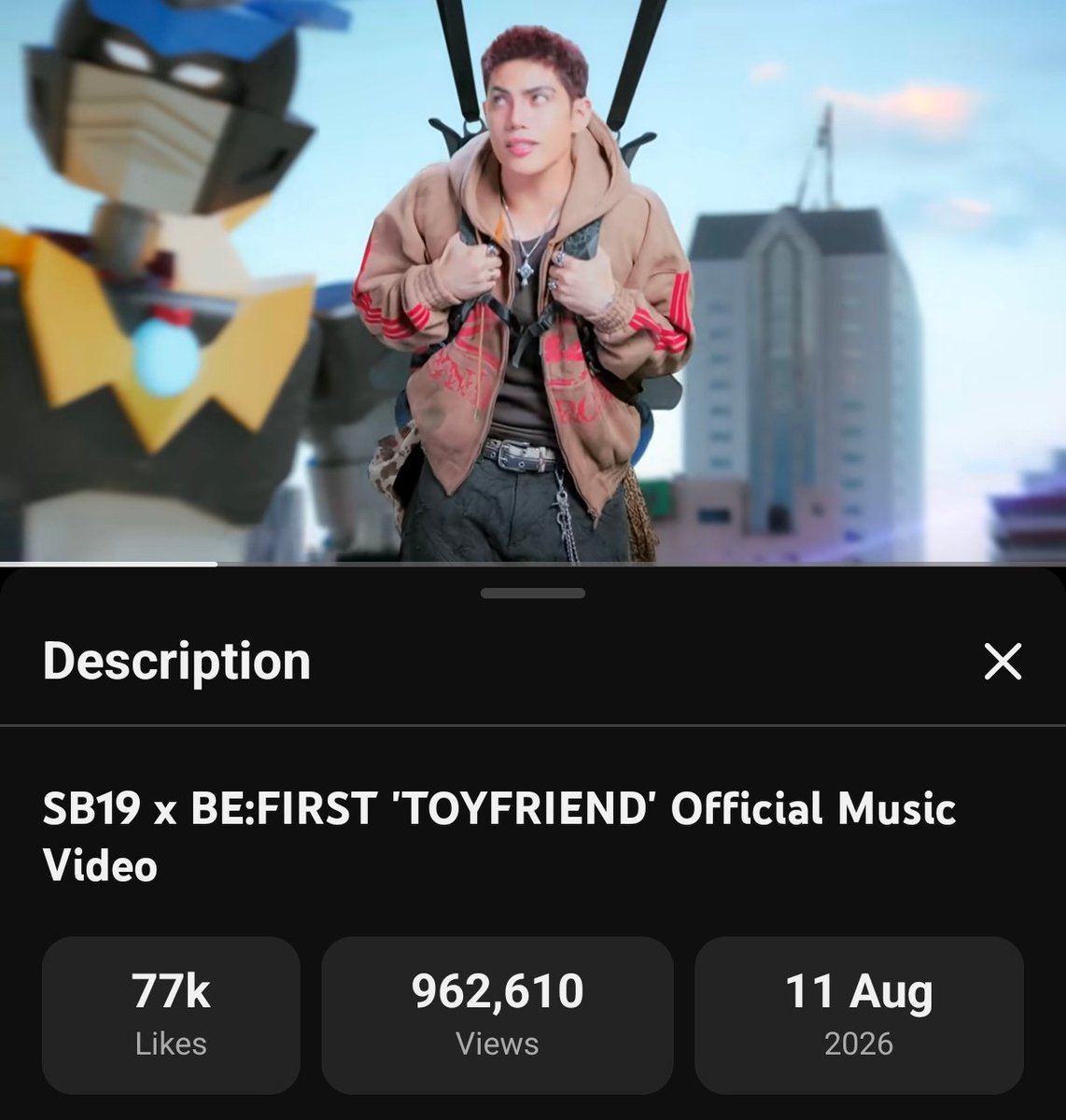 maria171819g's tweet photo. Pwede bang mass streaming today para mag 1M views na?

Toyfriend mv :
https://t.co/E1nWy2q2tj

@SB19Official #SB19 https://t.co/rxyZRznwK5