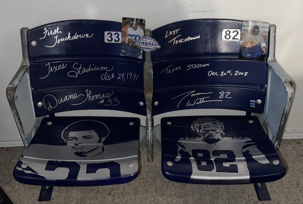 autogcollector's tweet photo. @CardPurchaser Seats and seatbacks. Autographs https://t.co/aZ238znE1B