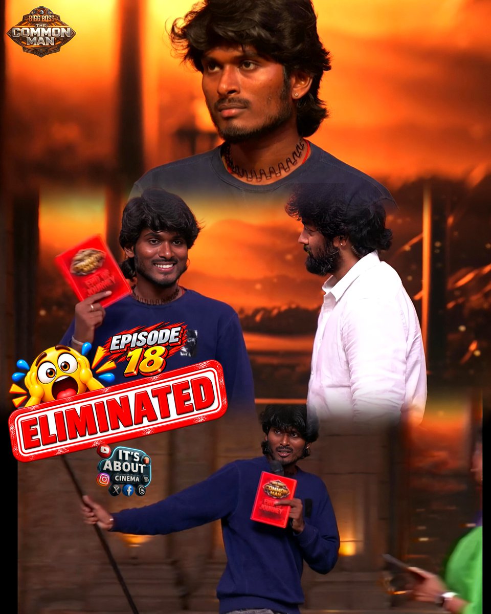 Dksview's tweet photo. #Sukumaran was eliminated in Episode 18, while #Saranya was eliminated in Episode 17 😱

#BiggBossTheCommonMan #BiggBossTamil10 #BiggBossTamil https://t.co/plWA1hcMQy