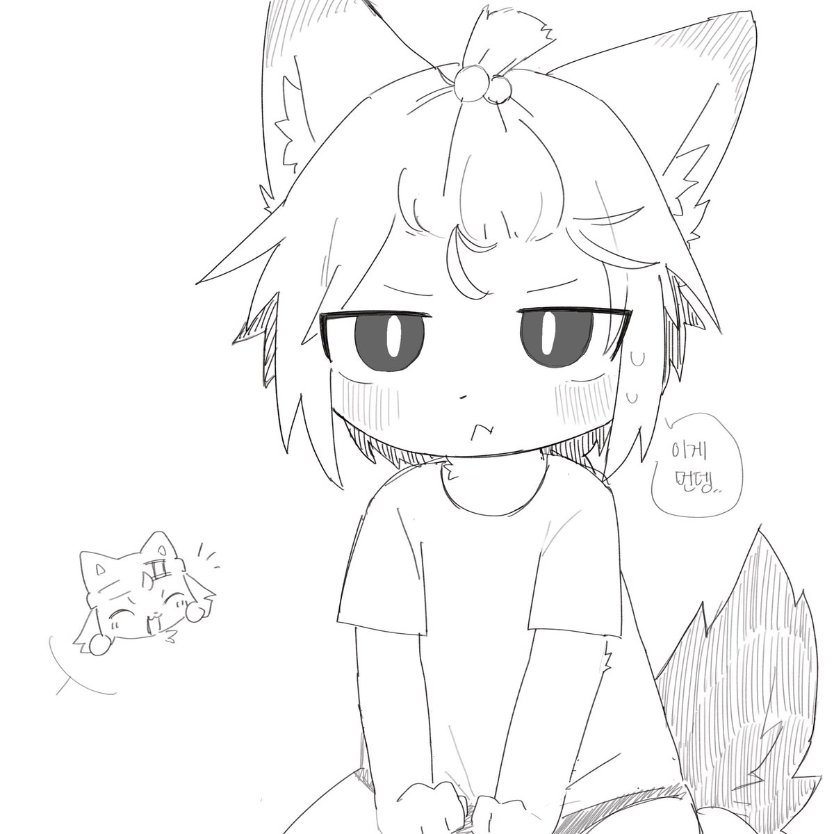 Smoldog_k's tweet photo. 사과머리 https://t.co/jhtHirqZMu