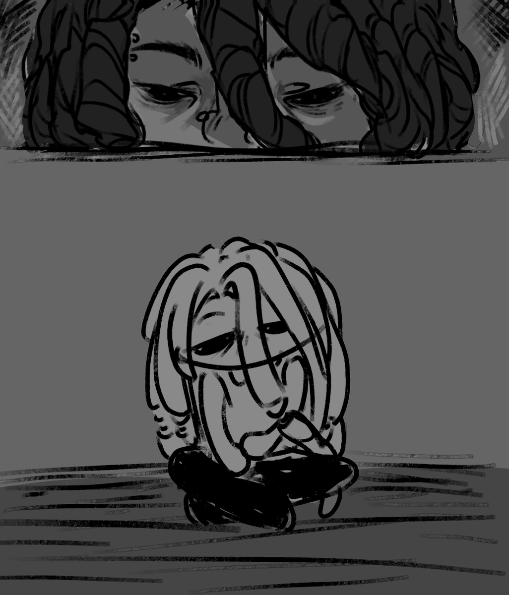 StinkyLilLemon's tweet photo. TW ! CA &amp; SH ! 

You look just like your mother 

1/8
#jabber #gachiart #gachiakuta https://t.co/4P6K9EUt2a