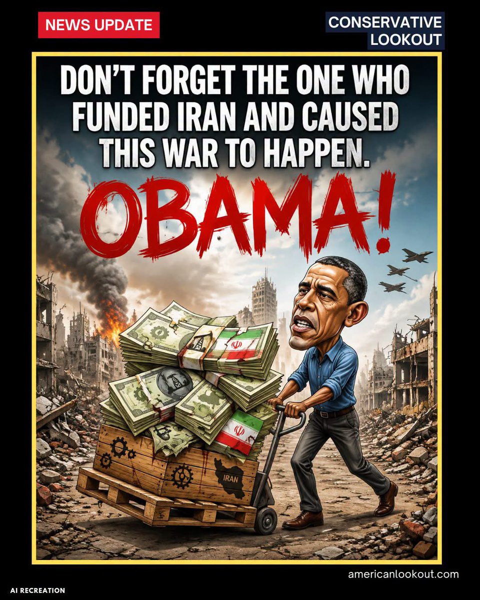 JBMAGA03's tweet photo. ๐จ NEVER FORGET ๐จ
Obama sent pallets of cash to the worldโs #1 state sponsor of terror, lifted sanctions, and handed the mullahs a fortune.
They used it to build missiles, fund Hamas, Hezbollah, and the Houthis.
Now weโre in a war because of it.
This is what โdiplomacyโ actually delivered.
Donโt let them rewrite history.