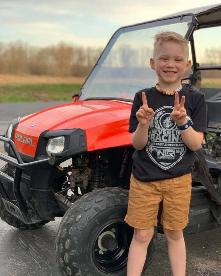 HarrisonDalj1's tweet photo. Throwback to where it all began. In 2020, Nerison Motorsports was just starting out, and our driver was only five when he received his 170. He still needed a booster seat in the family car—and a pedal-extender extension to reach the pedals in his https://t.co/JrIfo6U7jO