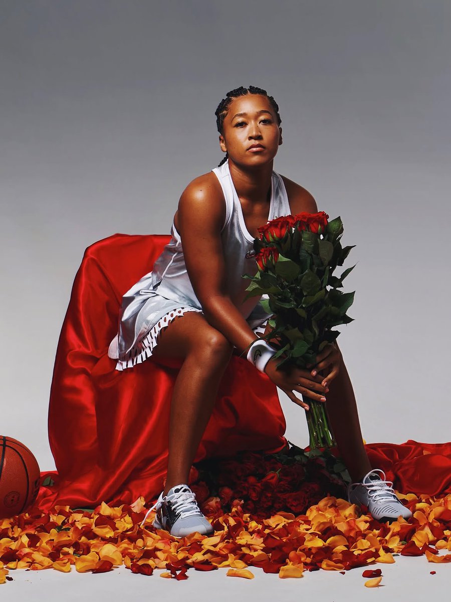 AthleteVanity's tweet photo. Naomi Osaka recreating this popular Allen Iverson ‘No Rain, No Flowers’ photo 

📸: Sebastian Arriagada https://t.co/fUWHKlkP0m
