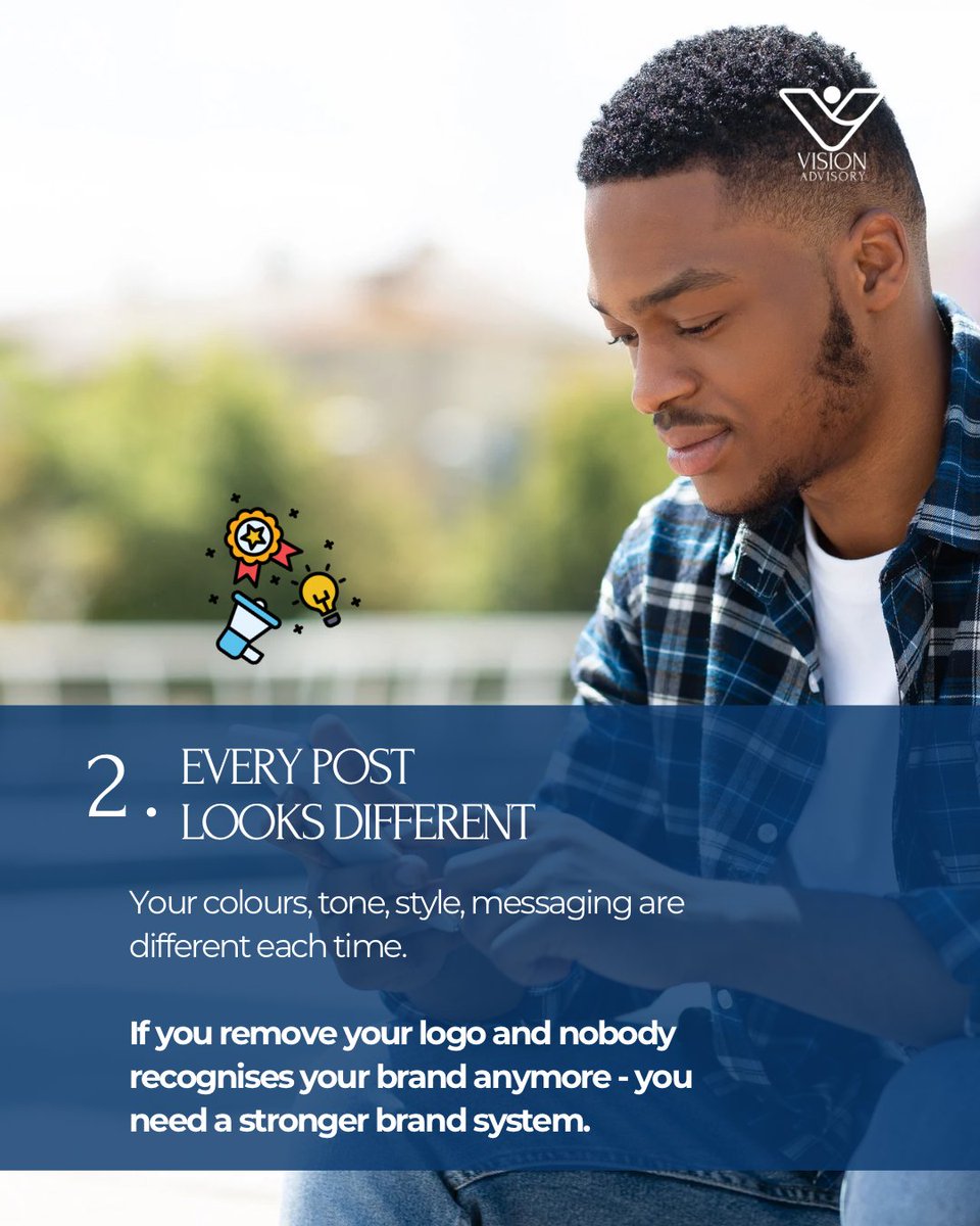 VisionAdvisory's tweet photo. Most brands focus on posting more. Smart brands focus on posting right. Here are 3 red flags we audit for every new client.
#SocialMediaStrategy #DigitalMarketing #BrandGrowth https://t.co/48jny9HBy6