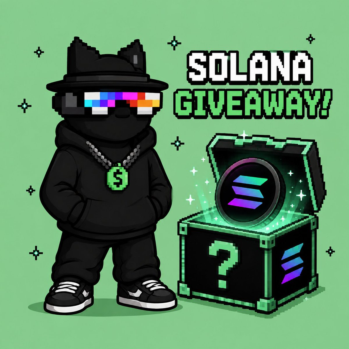 Pixelcalls1's tweet photo. 🎁 SOLANA GIVEAWAY?! 🎁

​Should we run a massive SOL giveaway when we hit 1,000 subscribers? 👀

​If you want free SOL before the Sept 8 launch, smash a reaction on this post right now! Let's see who's active! 🔥 https://t.co/JWKn1Mp0r2