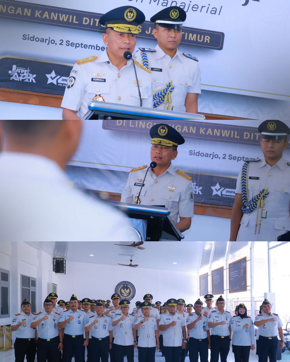 HumasRutansby's tweet photo. 2 Pegawai Rutan Surabaya resmi dilantik jadi pejabat baru di Kanwil Ditjenpas Jatim, Rabu (2/9). Karutan Tristiantoro ingatkan tanggung jawab di tempat baru makin tak mudah. https://t.co/nTFVdAtKIk