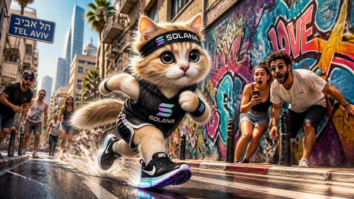 Nikittysol's tweet photo. Solana Kicks: Feel every stride like cat cushions on your feet, catch the wave, and run as far as you can. 🚀 #Crypto #Solana #SolanaMemes #CryptoLaunch #DeFi #Altcoins #Web3 #CryptoCommunity #NewToken https://t.co/NU1mJhN0J4
