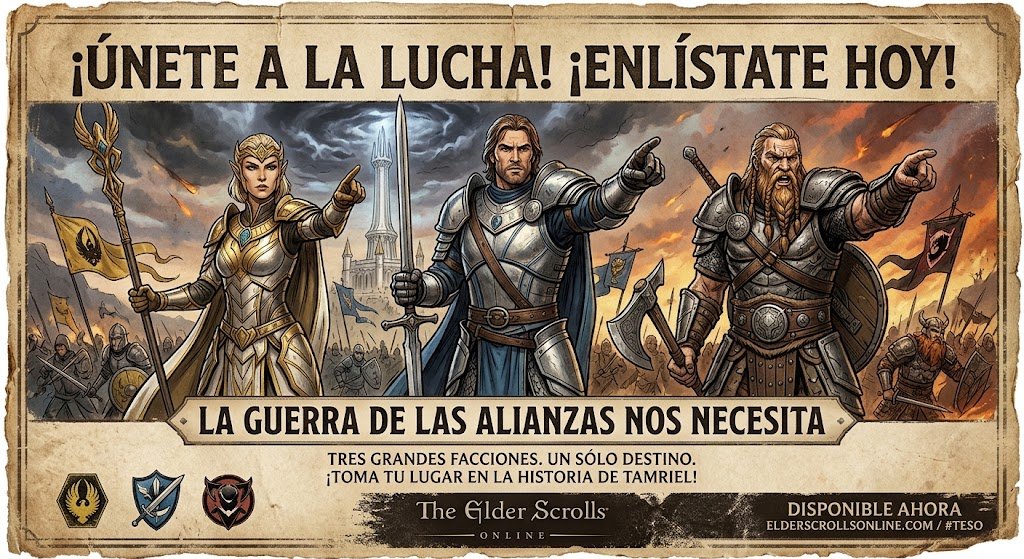 ConsejoDeNirn's tweet photo. (La Fusión de Almas): Mientras las facciones se desangran entre sí, el Príncipe Daédrico de la dominación y la esclavitud, Molag Bal, aprovecha el vacío de poder. Tamriel te necesita en #TESOnline aventurero. 

@TESOnline_ESP #ESOFam https://t.co/oVb0erug21