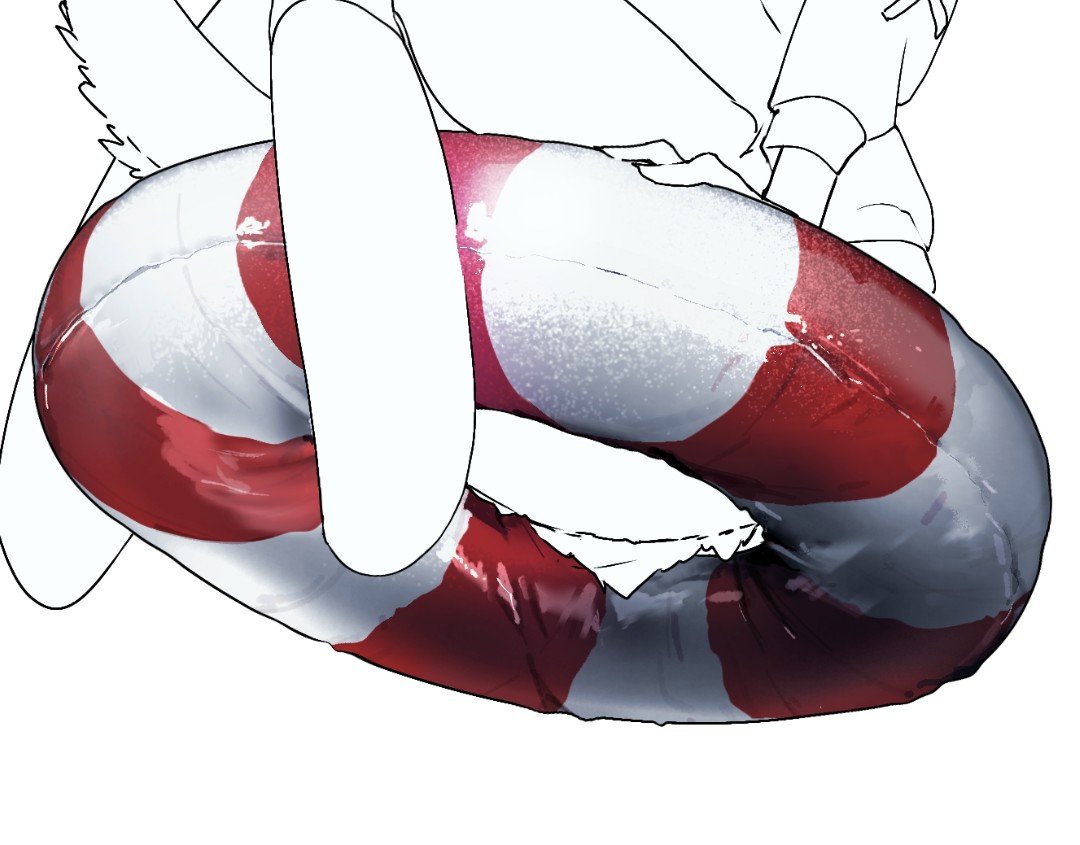 himesaba44's tweet photo. wip!!
浮き輪の質感楽しい https://t.co/4mT04RFDdN