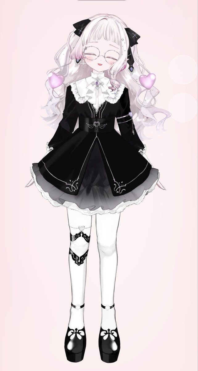 Mihane_v's tweet photo. vtuberの全身画投下が流行ってるらしい〜〜

  ⋱どーーーーん⋰ https://t.co/w6ZVz6q7RA