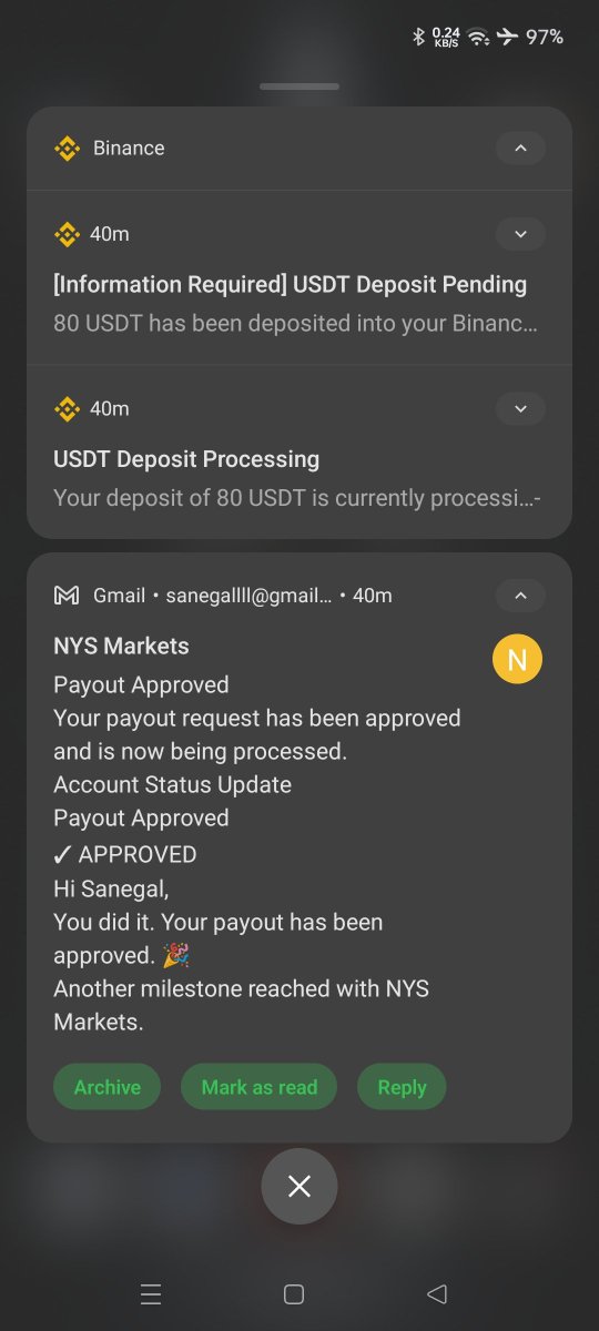 SNGLTRADER's tweet photo. This is my 4th payout from NYS Market, all from the free account I received on NYS Market’s launch day. https://t.co/fERQGKH4e4
