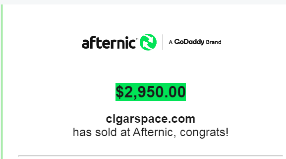 wndomain's tweet photo. Sold domain at @afternic 
HT 10 years. https://t.co/P4ZzF2t2LS