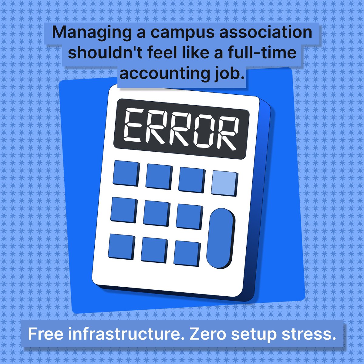 mhetLabs's tweet photo. Managing a campus association shouldn't feel like a full-time accounting job.

No more lost receipts, or reconciliation stress.

At mhetLabs, we set up your entire payment &amp; admin infrastructure for free.

We only win when you win. https://t.co/A8dF8Co9dg