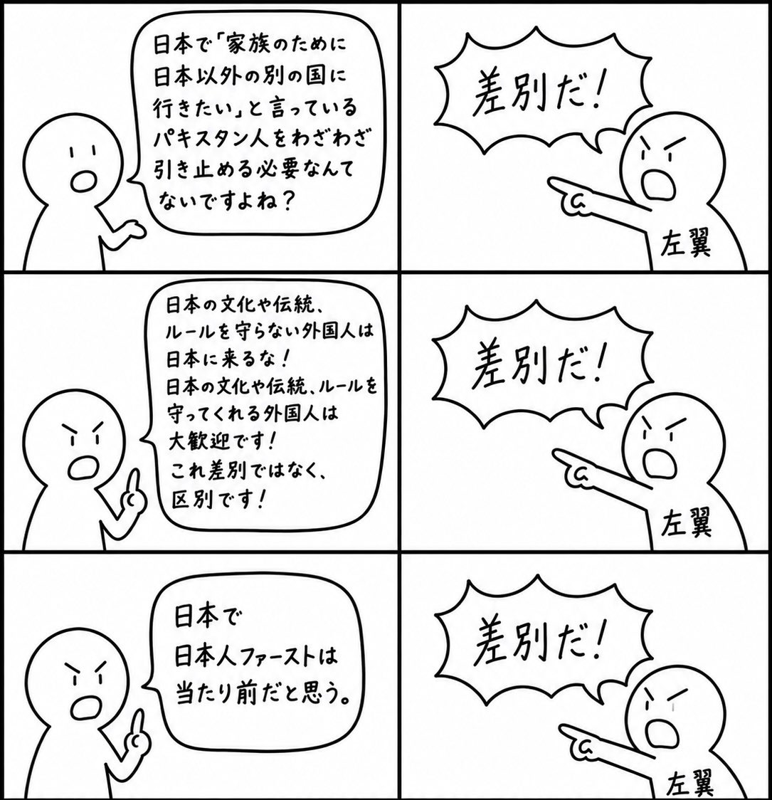 yutabon_youtube's tweet photo. 馬鹿の一つ覚えの様に「差別」を連発する左翼達。本当に気持ち悪いですね。 https://t.co/yFXvBZrKJC