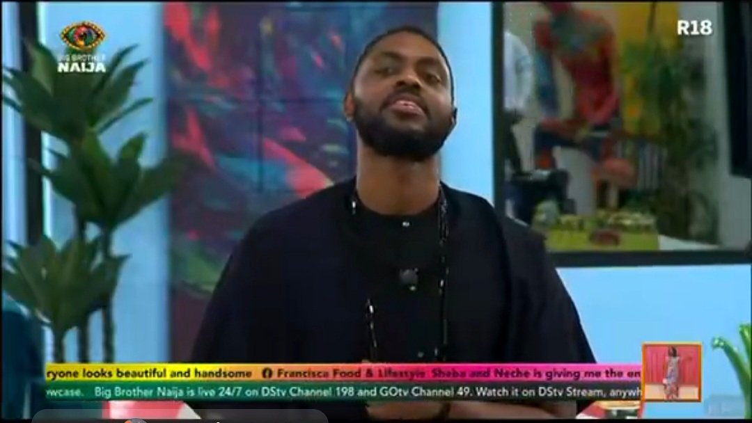 ChuteDoll's tweet photo. RICKY is such an interesting person to listen to. He is articulate, refreshing to the listening ear &amp; mind, and smoothly concise.🤌

The use of fillers &amp; paddings aren't his niche ah ol. 😆
He'd rather hit it right on è nail with no hesitation!😌

VOTE RICKY
#RickyJumbo #BBNaija https://t.co/ZPeyBcctcV