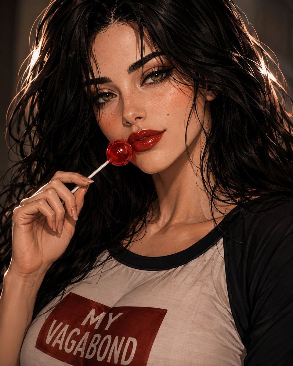MYVagabondTX's tweet photo. QT red lips. https://t.co/nS4ExaZIQA