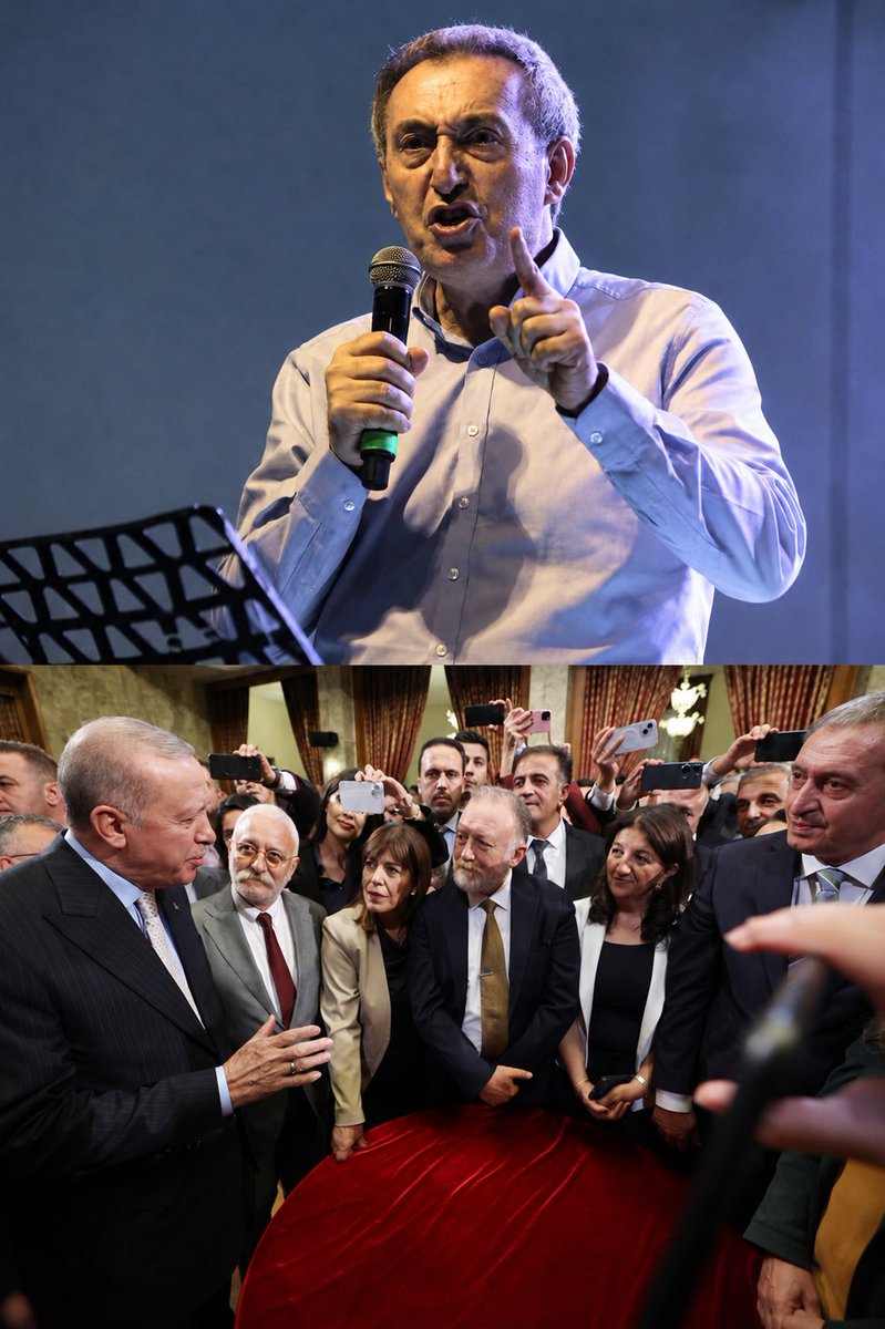 EdemirHuseyin's tweet photo. Alevi aydınlar karşısında DEM Parti.
Erdoğan karşısında DEM Parti. https://t.co/xjT3814BD8