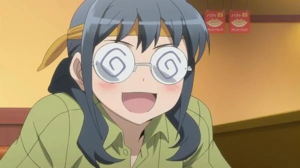reo_od's tweet photo. Anime is giving me impossible fetishes like perverted otaku girls with swirly glasses https://t.co/nW1ggdhkwy