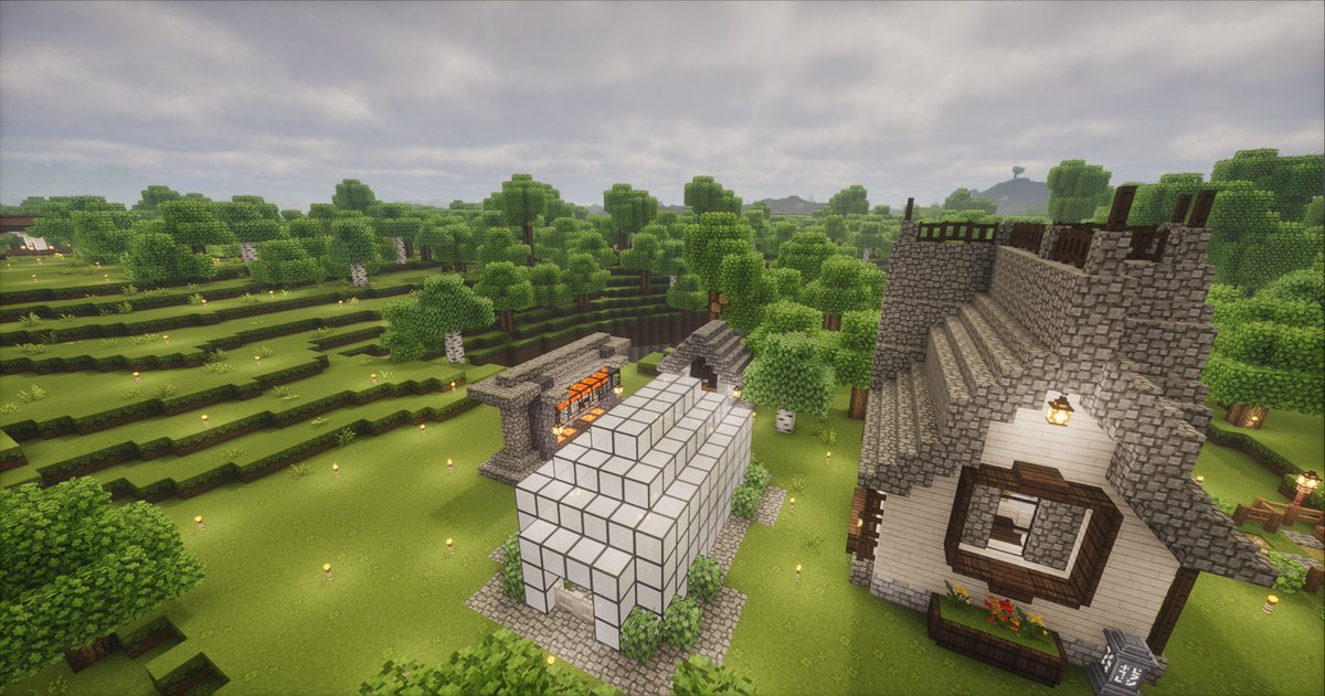 mico__craft's tweet photo. 【農業と料理を楽しむ、小さな森暮らし。】

森の中に、小さな温室を作りました🌿
朝の光がガラス越しに差し込むお気に入りの場所

今回はサトウキビの温室にしたけど次は何を育てようかなぁ✨

参考にさせていただいた動画
https://t.co/WZZM0TCG4B

#マイクラ #Minecraft #マイクラ建築 https://t.co/zyO7dGzYfB