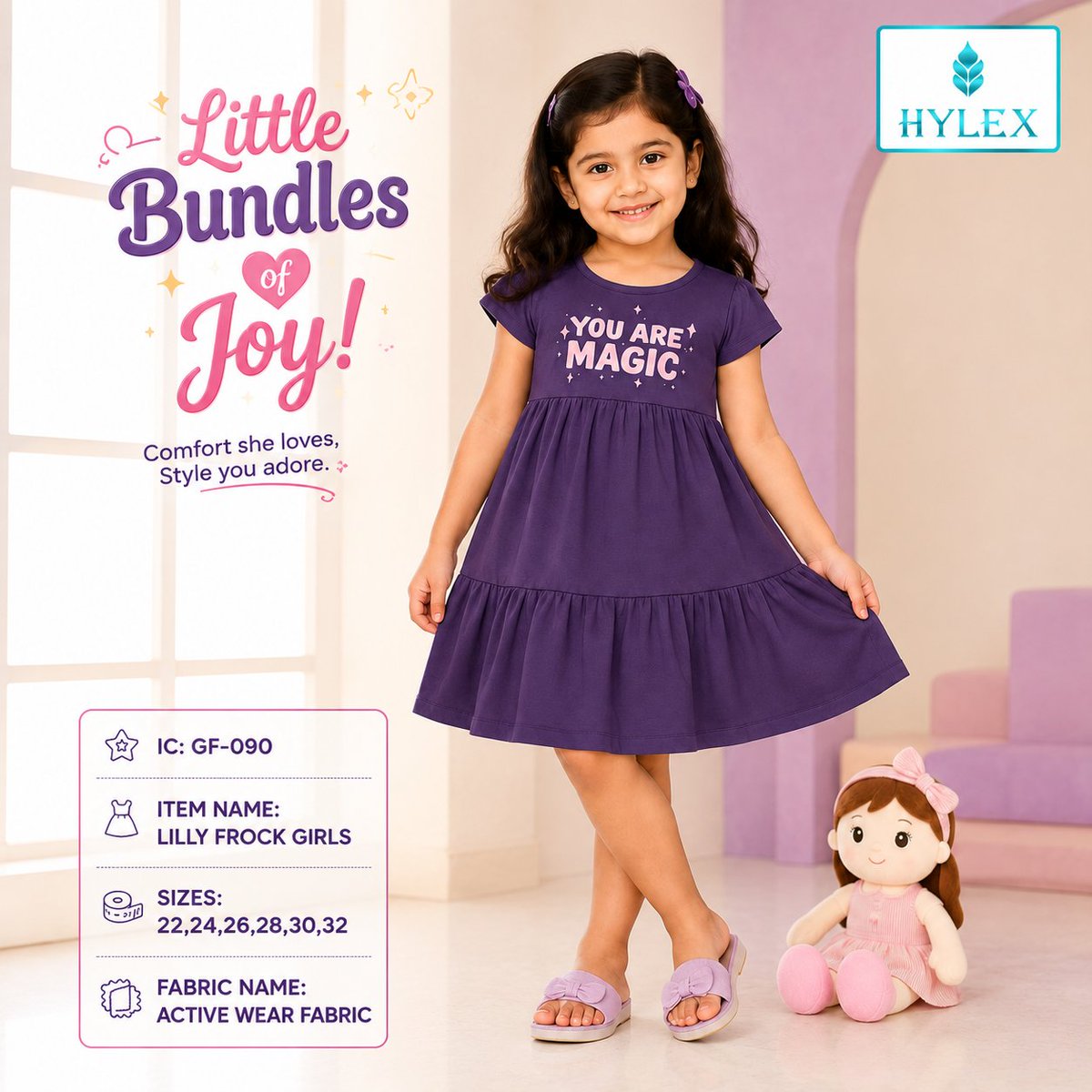 GarmentMantra's tweet photo. 💫 Add a touch of magic to her wardrobe with our Girls Lilly Frocks — Pretty, playful &amp; effortlessly charming! 💖

📌 Kindly inbox us for more details

📞 For Contact: +91 97895 55896 // +91 97900 03496

#GarmentMantra #Hylex #GirlsFrockFashion #LittleStyleIcon #PremiumKidsWear https://t.co/xRvTHKPA89