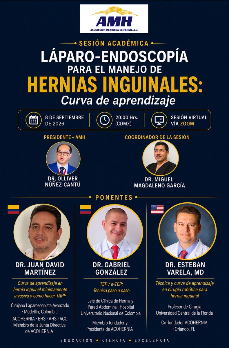 ACOHERNIA's tweet photo. Sesion académica @amhernia https://t.co/84Ja9svUak