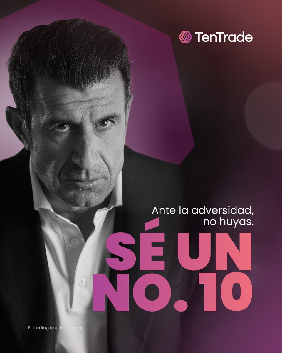 Tentradees's tweet photo. Un número 10 no entra en pánico cuando la presión aumenta: lee el juego, mantiene la calma y crea la próxima oportunidad.

Esa es la mentalidad detrás de cada decisión en TenTrade.

#PiensaComoUn10 #TenTrade

Aviso: Información de mercado únicamente. El trading implica riesgos. https://t.co/setJLuGfXZ