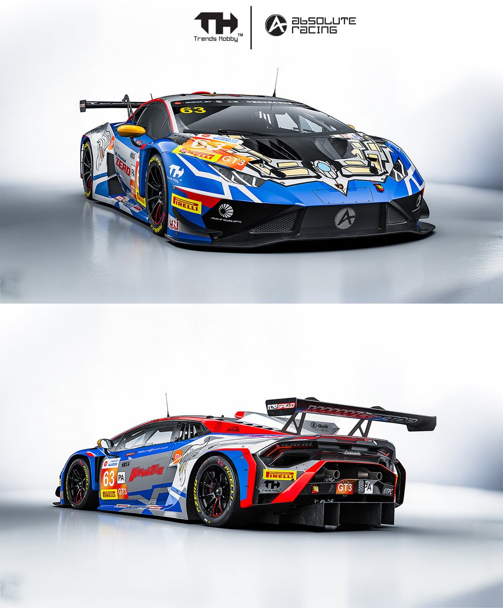 absolute_racing's tweet photo. #ChinaGT |⚡️THE POWER OF ULTRAMAN ZERO IS COMING TO SHANGHAI🇨🇳⚡️

#AbsoluteRacing and Trends Hobby are teaming up once again - this time to unleash a spectacular new livery inspired by Ultraman Zero on the Lamborghini Huracán GT3 EVO2.

Akash Nandy &amp; @SandyStuvik will drive it. https://t.co/o6xccMNbju