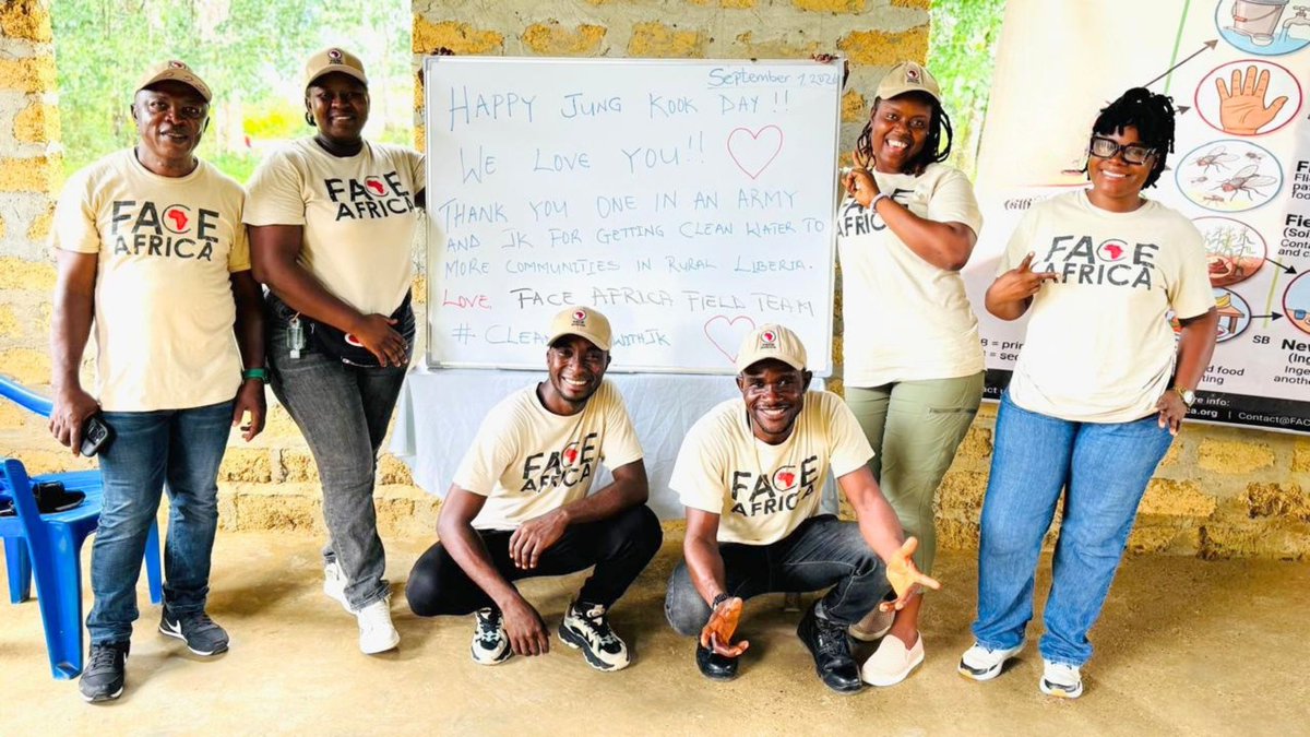 OneInAnARMY's tweet photo. Moving into our final day of #CleanWaterWithJK, your impact Army will change lives. You donated enough to build 6 family bathrooms with rainwater catchment &amp; handwashing facility that lasts 10 years. This can change entire communities! And @faceafrica has a birthday message…… https://t.co/owOCJhzo1s