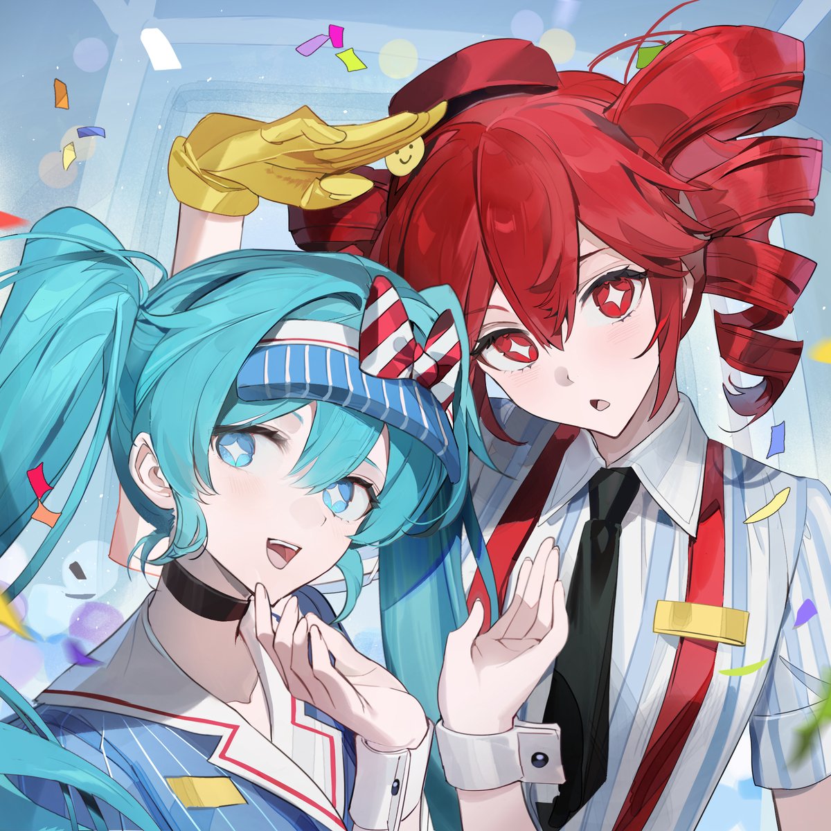 cie_gla's tweet photo. 之前画的贴贴💫 https://t.co/gFiUpxvBVe