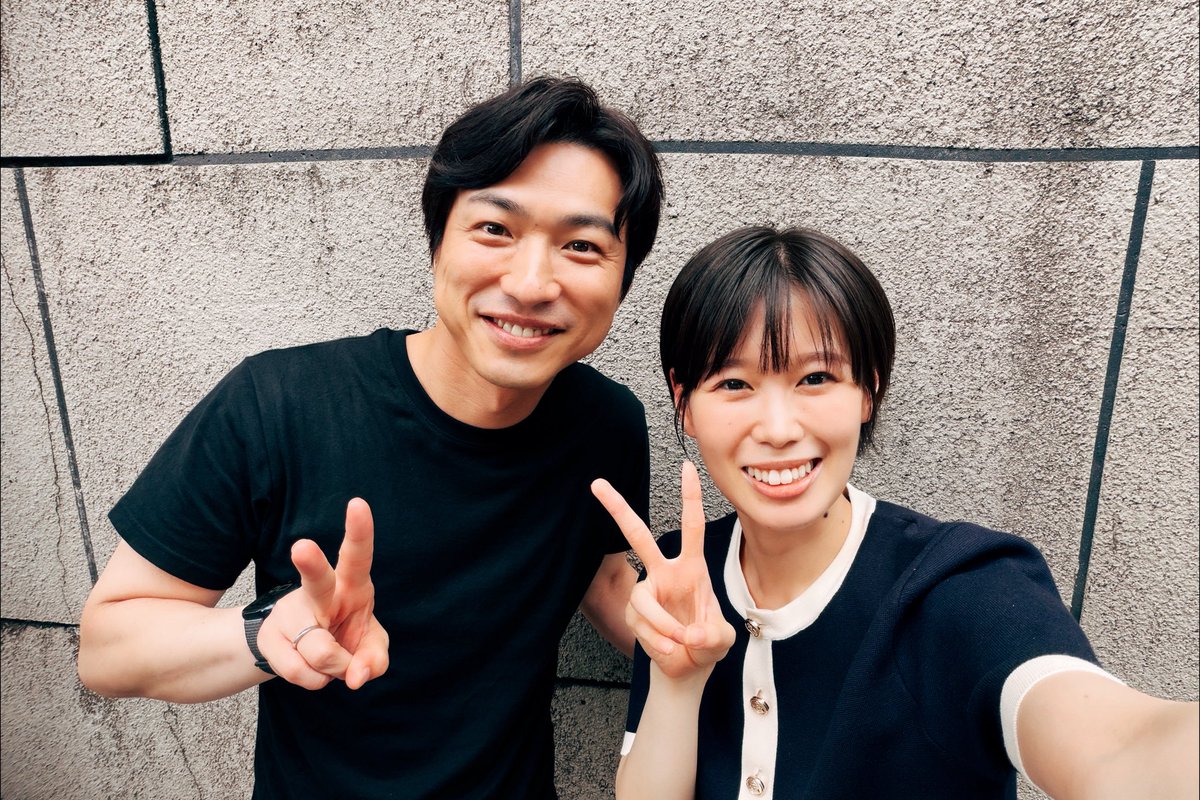 machisetoka's tweet photo. 19歳の時の初舞台ラフカットでご一緒した中嶌大輔さんと現場で再会✨
当時とはまた違うお話ができて、感慨深い再会でした。こうしてまた現場でお会いできたことが嬉しいです！！ https://t.co/MN3XQOeAHl