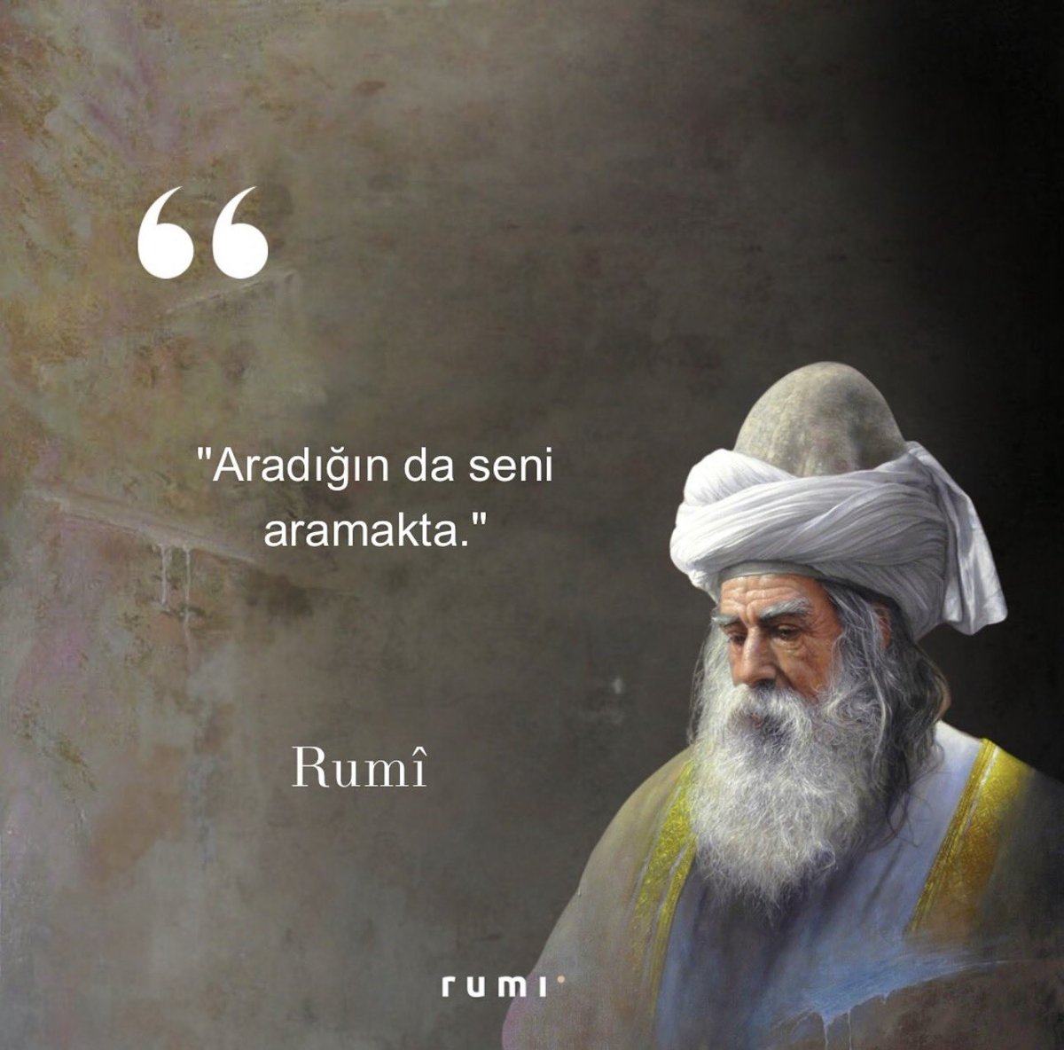 xmentalactivity's tweet photo. “Aradığın da seni aramakta.”

— Rumi https://t.co/aXOjiVyHY0