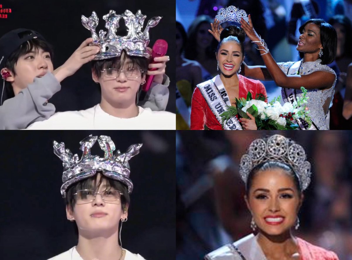 tksovers's tweet photo. Cryingg why does it look like Miss Universe being crowned 😭 https://t.co/96VdYDhNmJ