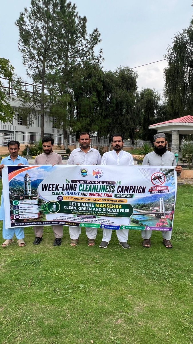 yomansehra's tweet photo. Week-long Cleanliness Campaign — Day 2 🌿 حکومتِ خیبر پختونخوا کی جانب سے جاری کردہ ہدایات کی روشنی میں ضلع یوتھ آفس مانسہرہ کی ہفتہ وار صفائی مہم کے دوسرے روز گزشتہ روز بھی صفائی ستھرائی کی سرگرمیاں جاری رہیں۔   #CleanlinessDrive #CleanAndGreenKP #DistrictYouthOfficeMansehra https://t.co/nZD0R8gpWW