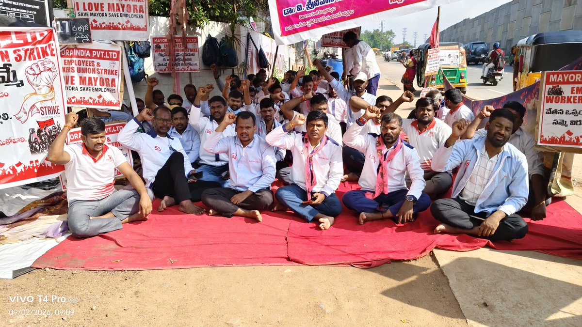 MAYORAIND's tweet photo. @TelanganaCMO
@mayoraindia
@Achyut_K_Reddy
@MayoraIndah

MAYORA INDIA 17Th DAY STRIKE https://t.co/onTGXzAStV