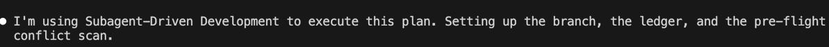 cunkpyber's tweet photo. Fable is doing subagent driven development. https://t.co/5s6ohK6XGi