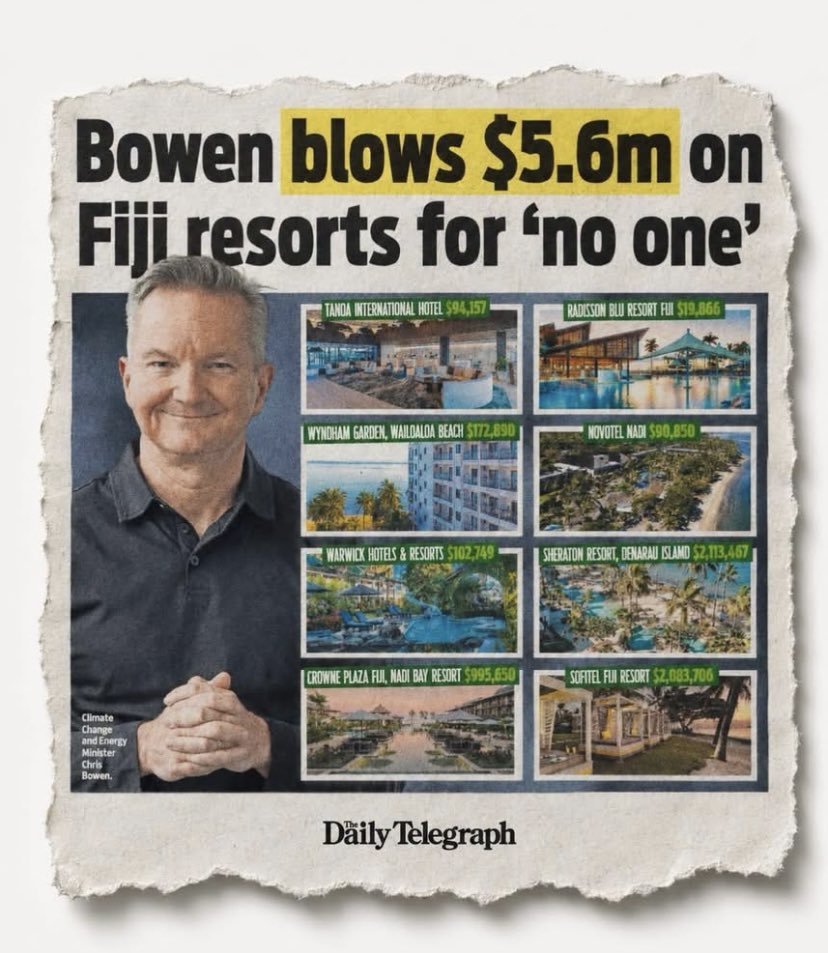 AussieVal10's tweet photo. Only 5 non-Pacific leaders have RSVP-ed - so this mutt is on the nose as much as his green scam.

But it’s your money he’s pissing in the wind. https://t.co/Wa8y9OrZMu