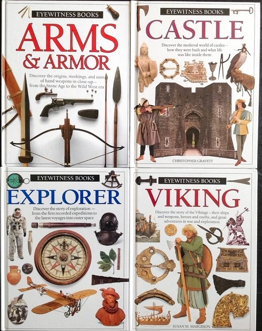 NostalgiaFolder's tweet photo. Eyewitness books https://t.co/PUvcdF9UyJ