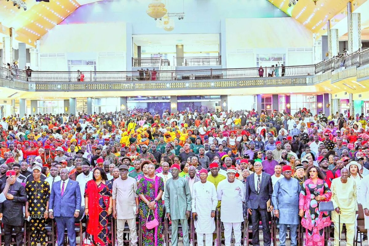 JiddahFulani's tweet photo. Minister Umahi, Gov. Nwifuru and Elechi attended the inauguration of 13 LG Chairmen in Abakaliki on Aug 1, 2026.

APC won all 13 chairmanship and council seats.

Gov. Nwifuru charged them to deliver accountable governance and grassroots development. https://t.co/ELhhLYGQB6