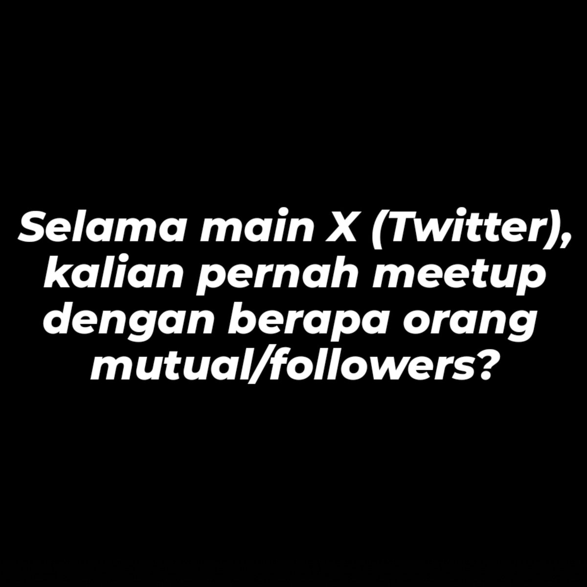 BukanPapaGula's tweet photo. Masih ingat gak, kalian uda pernah meetup ama berapa orang anak X?

Aku sendiri 300 atau 400 orang.
Kalian berapa? 👀 https://t.co/qIw3GnaEzq