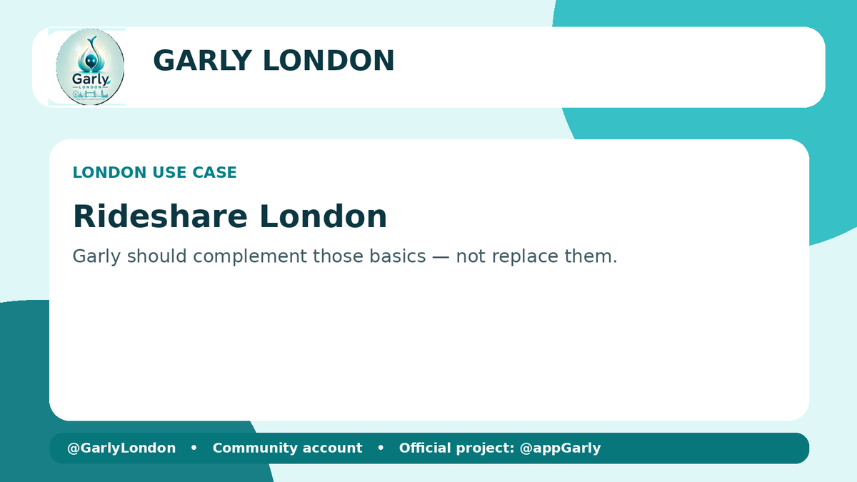 GarlyLondon's tweet photo. Before the car moves: check the plate, confirm the driver, sit where you feel comfortable and share the journey when appropriate.
 
@appGarly should complement those basics — not replace them.
#London https://t.co/pwJZJUuOLp