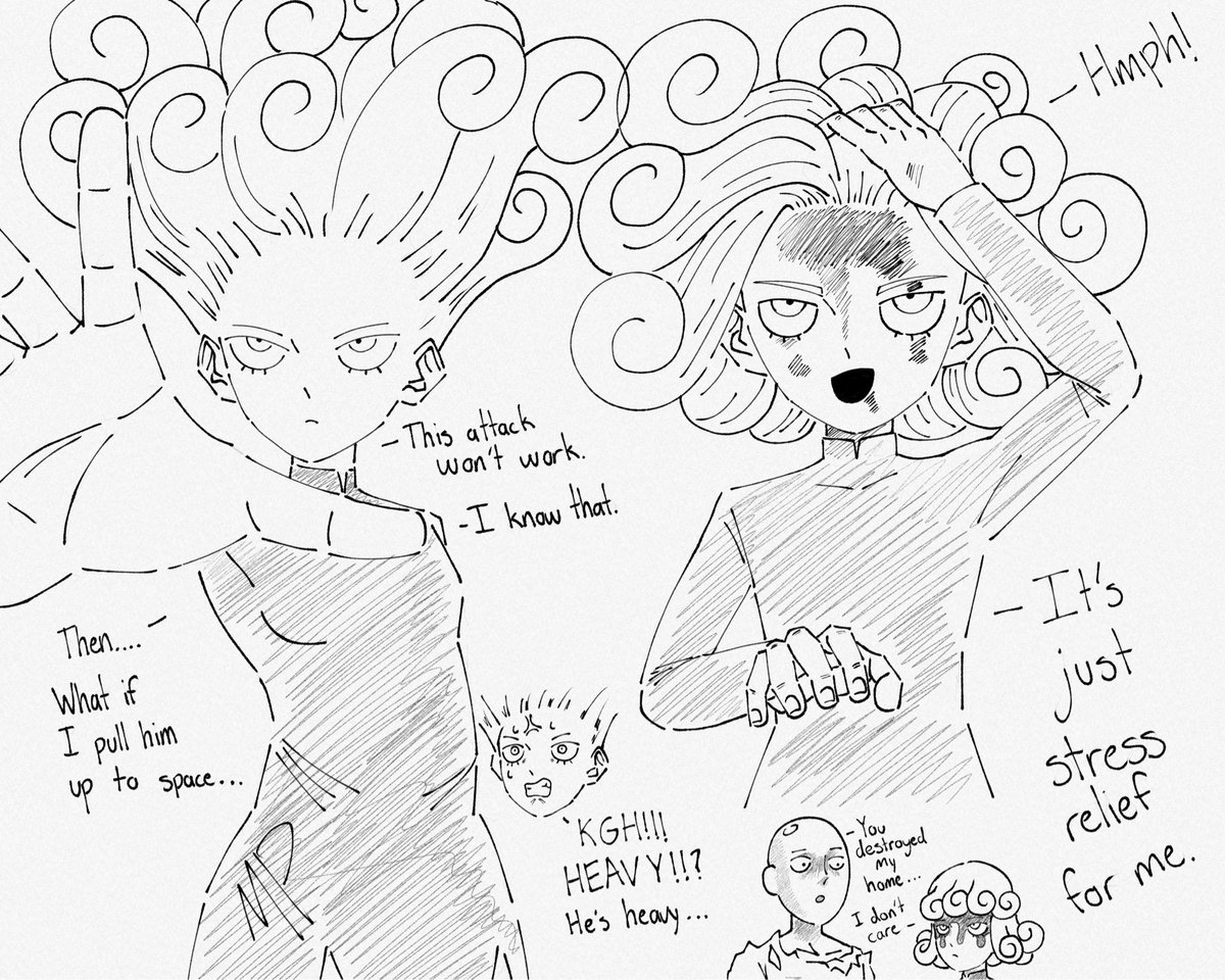 MichellaneosP1's tweet photo. yay, a reason to draw Webcomic Tatsumaki again #ワンパンマン #opm https://t.co/PiNHzdMBNJ