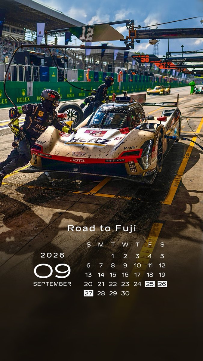 cadillacjp's tweet photo. 今年も、Cadillac Racingが日本へ。

世界耐久選手権(WEC)の最高峰カテゴリーを戦うCadillac V-Series.R。
キャデラックの先進技術を結集したハイパーカーが、頂点を目指し戦い続けています。

シーズンは終盤戦へ突入し、今週末のLone Star Le Mans、そして6 Hours of Fujiへ。

日本での熱戦を前に、Cadillac Racingの挑戦と情熱を感じる一枚をオリジナル壁紙としてお届けします。

ぜひダウンロードしてお楽しみください🏁

#キャデラック #WEC