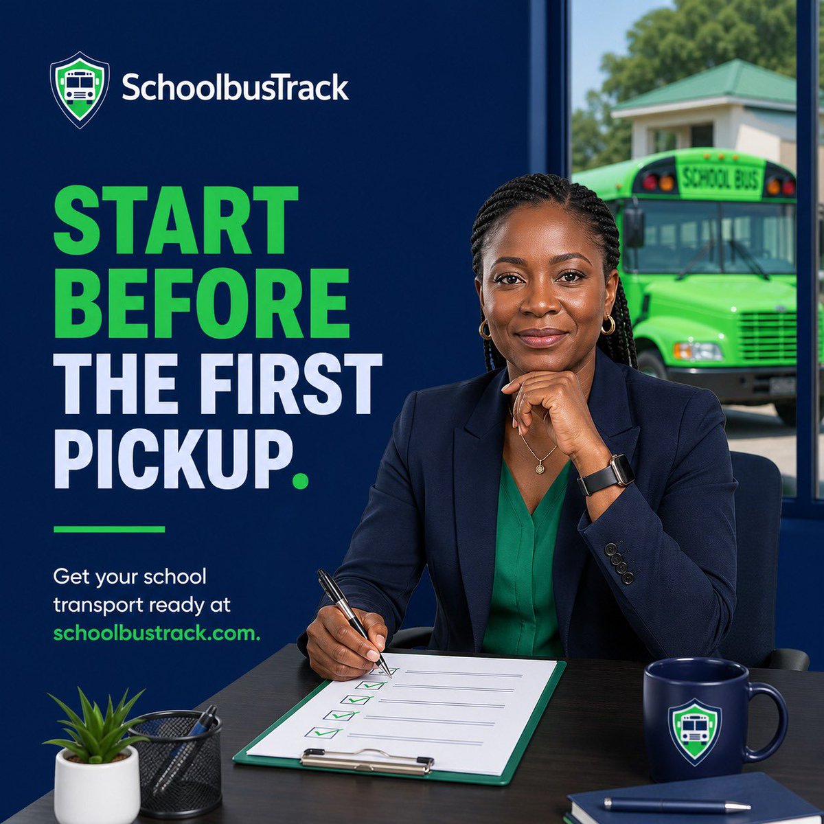 SchBusTrack's tweet photo. School resumes soon. Is your transport team ready?

Before the first pickup, confirm the basics: buses, routes and student lists, then align schools, drivers and parents around one clear plan.
Get your school transport ready at https://t.co/Lev4Ksy5rk
#SchoolbusTrack https://t.co/6qlFGKmyNp